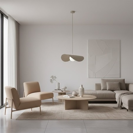 Nera L Hanging Lamp Mocha