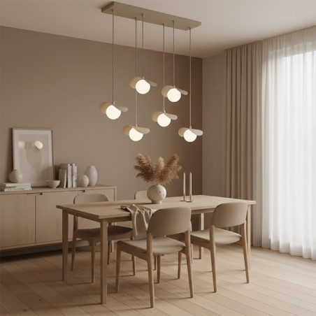 Nera Moca Pendant Lamp (6 lights)