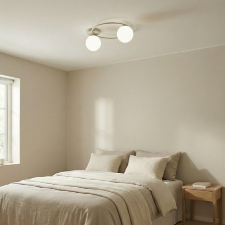 Buga Moca Opal Ceiling Lamp (2 lights)