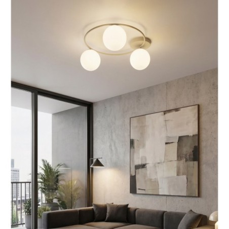 Buga Moca Opal Ceiling Lamp (3 lights)