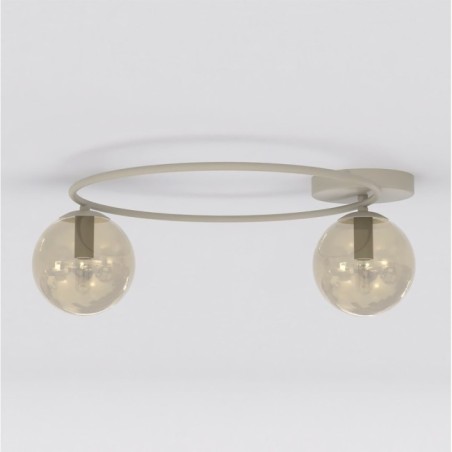 Buga Moca Amber Ceiling Lamp (2 lights)