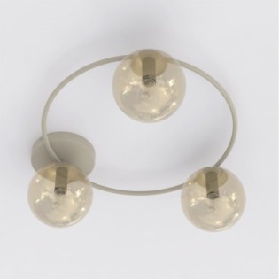 Buga Moca Amber Ceiling Lamp (3 lights)
