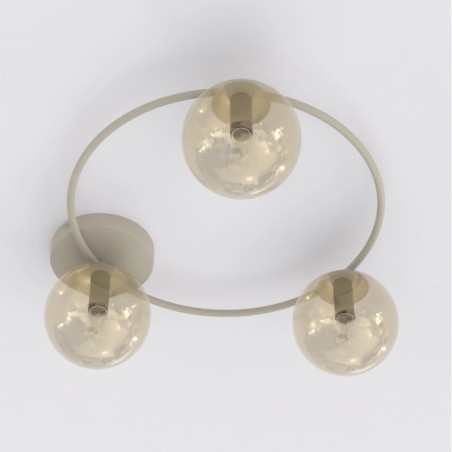 Buga Moca Amber Ceiling Lamp (3 lights)