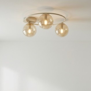 Buga Moca Amber Ceiling Lamp (3 lights)