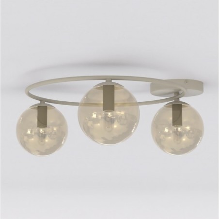 Buga Moca Amber Ceiling Lamp (3 lights)