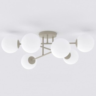 Drin Moca Opal Ceiling Lamp (6 lights)