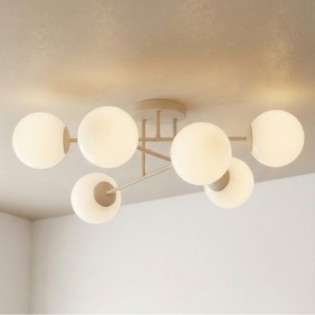 Drin Moca Opal Ceiling Lamp (6 lights)