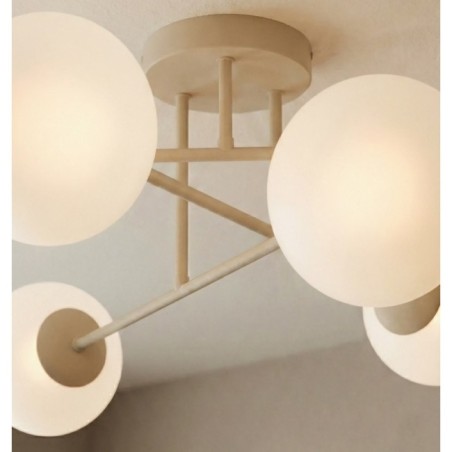 Drin Moca Opal Ceiling Lamp (6 lights)