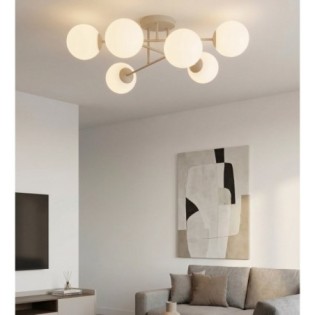 Drin Moca Opal Ceiling Lamp (6 lights)