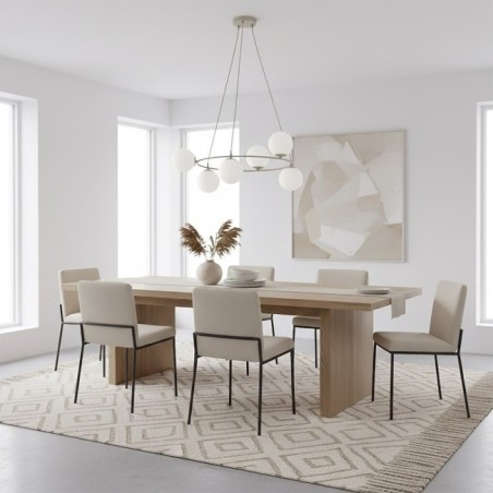 Ibar Opal Pendant Lamp (6 lights)