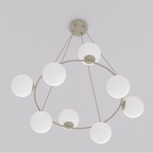 Ibar Opal Pendant Lamp (9 lights)