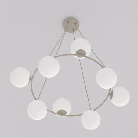 Ibar Opal Pendant Lamp (9 lights)