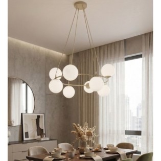 Ibar Opal Pendant Lamp (9 lights)