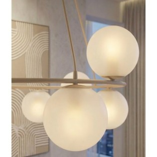Ibar Opal Pendant Lamp (9 lights)