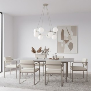 Ibar Opal Pendant Lamp (9 lights)