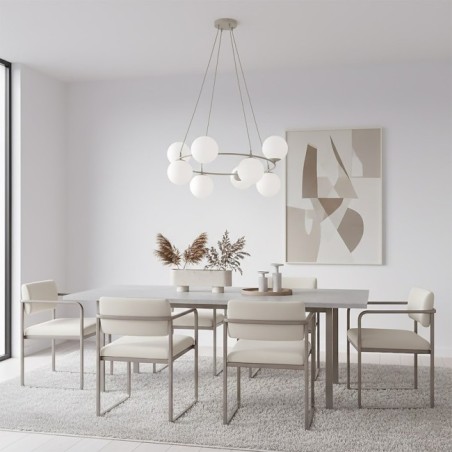 Ibar Opal Pendant Lamp (9 lights)