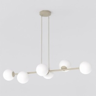 Odra Moca Opal Pendant Lamp (6 lights)