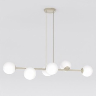 Odra Moca Opal Pendant Lamp (6 lights)
