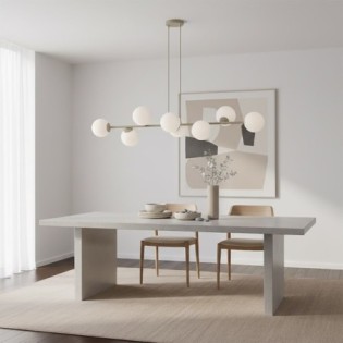 Odra Moca Opal Pendant Lamp (8 lights)