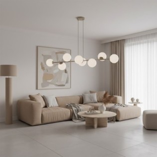 Odra Moca Opal Pendant Lamp (8 lights)