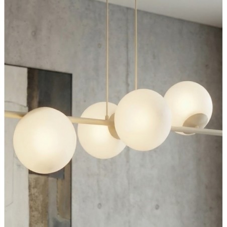 Odra Moca Opal Pendant Lamp (8 lights)