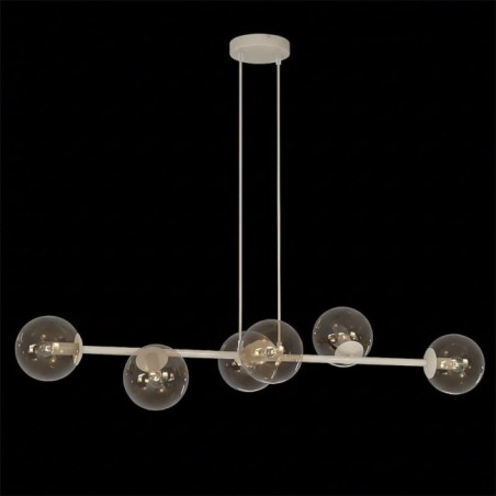 Odra Moka Amber Pendant Lamp (6 lights)