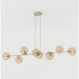 Odra Moka Amber Hanging Lamp (8 lights)