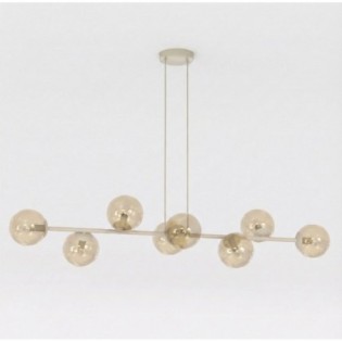 Odra Moka Amber Hanging Lamp (8 lights)