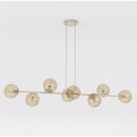 Odra Moka Amber Hanging Lamp (8 lights)