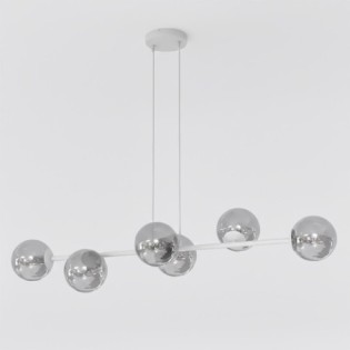 Odra Graphite Hanging Lamp (6 lights)