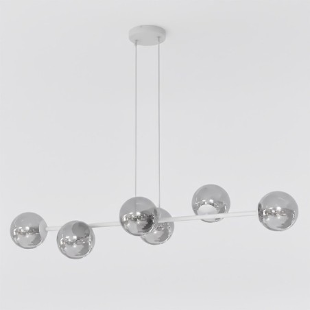 Odra Graphite Hanging Lamp (6 lights)