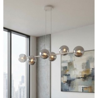 Odra Graphite Hanging Lamp (6 lights)