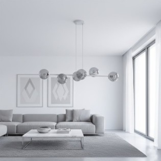 Odra Graphite Hanging Lamp (6 lights)