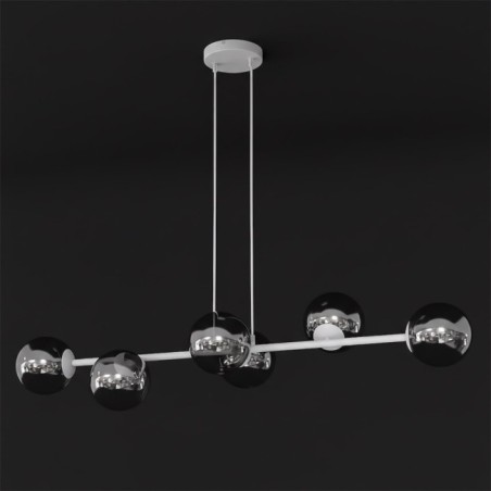 Odra Graphite Hanging Lamp (6 lights)