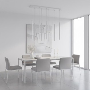Uza Gray Pendant Lamp (9 lights)