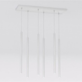 Uza Gray Pendant Lamp (6 lights)