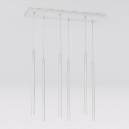 Uza Gray Pendant Lamp (6 lights)