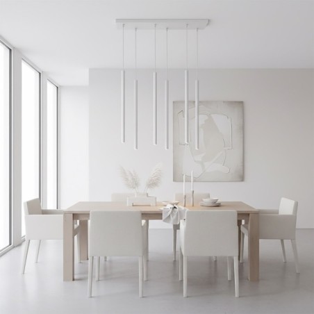 Uza Gray Pendant Lamp (6 lights)