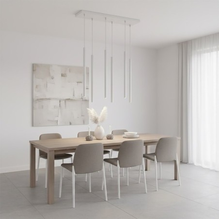 Uza Gray Pendant Lamp (6 lights)