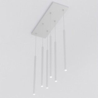 Uza Gray Pendant Lamp (6 lights)
