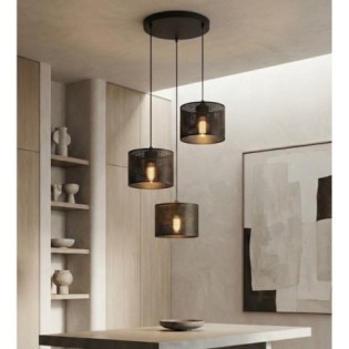 Velto II Black Pendant Lamp (3 lights)
