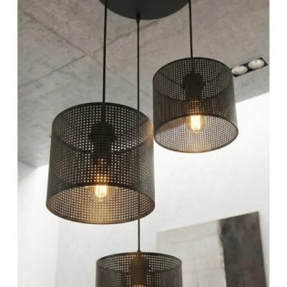 Velto II Black Pendant Lamp (3 lights)