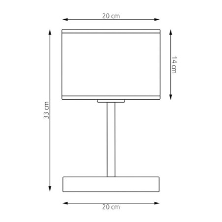 Velto Black Table Lamp
