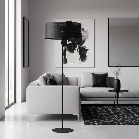 Velto Black Floor Lamp