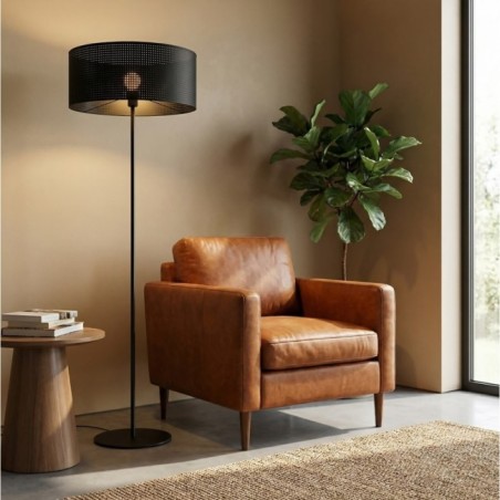 Velto Black Floor Lamp