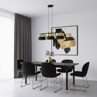 Velto Black+Gold Pendant...