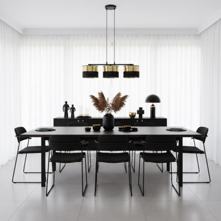 Velto Black+Gold Pendant Lamp (3 lights)