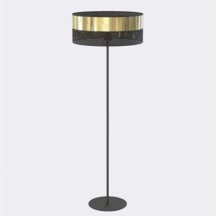 Velto Black+Gold Floor Lamp