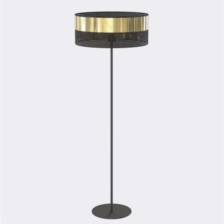 Velto Black+Gold Floor Lamp
