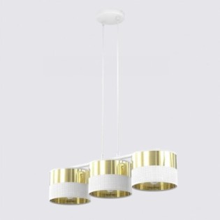 Velto White+Gold Pendant Lamp (3 lights)